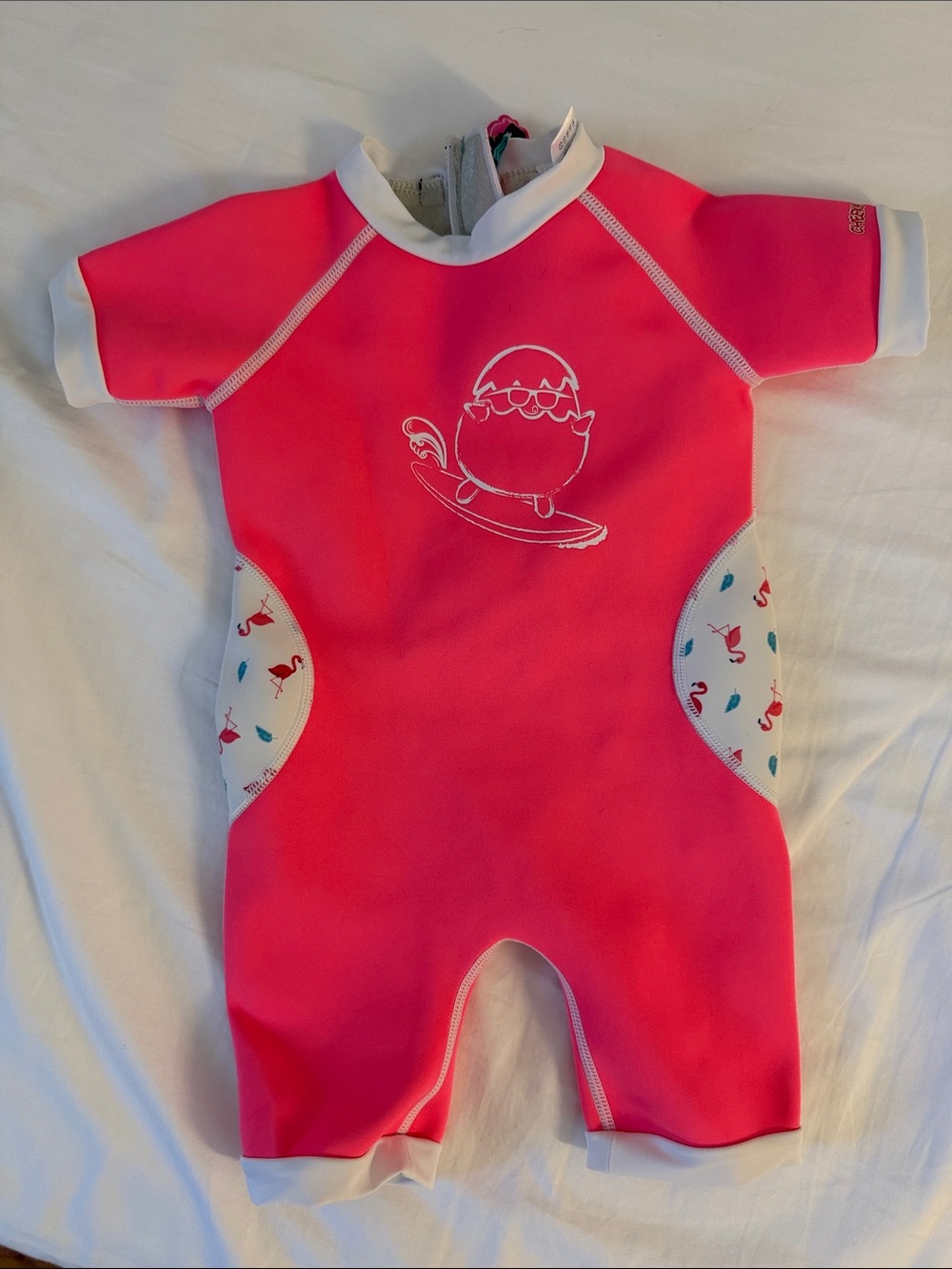 Toddler Pink Shortie Wetsuit